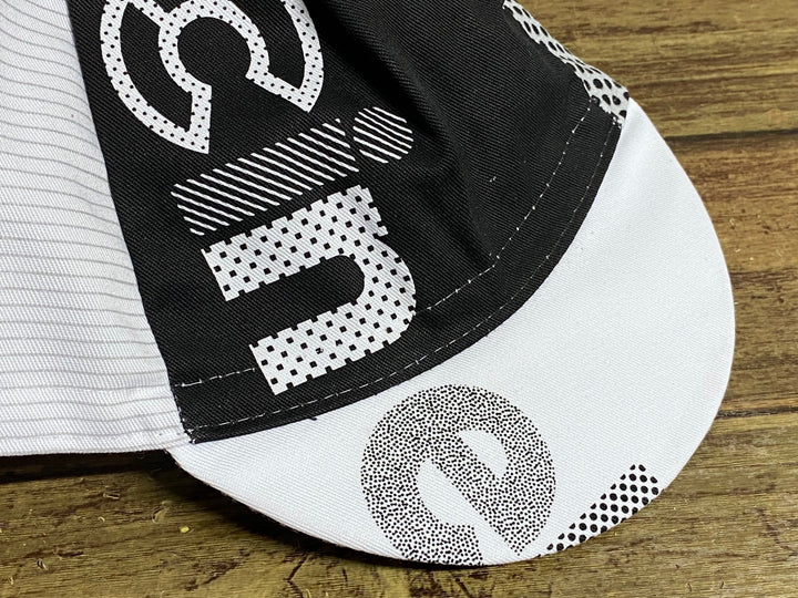 KD333 チネリ Cinelli サイクルキャップ 黒 白 ワンサイズ
