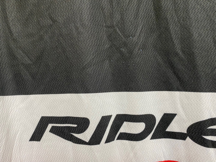 KF469 モア MOA 半袖 サイクルジャージ 黒 白 M RIDLEY