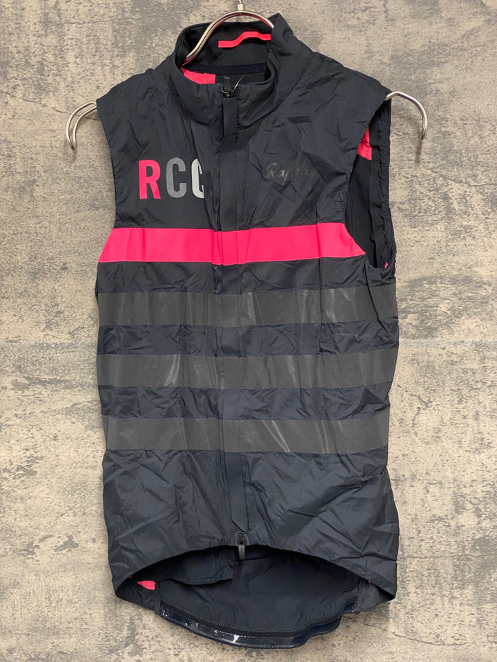 JV517 ラファ Rapha RCC PRO TEAM INSULATED GILET サイクルベスト ジレ 黒 S 中綿