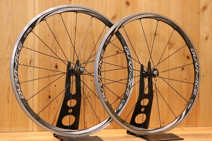 シマノ SHIMANO デュラエース DURA-ACE WH-9000 C35 CL アルミ カーボン クリンチャー ホイールセット シマノ 11S/12S ナローリム 15C 【芦屋店】