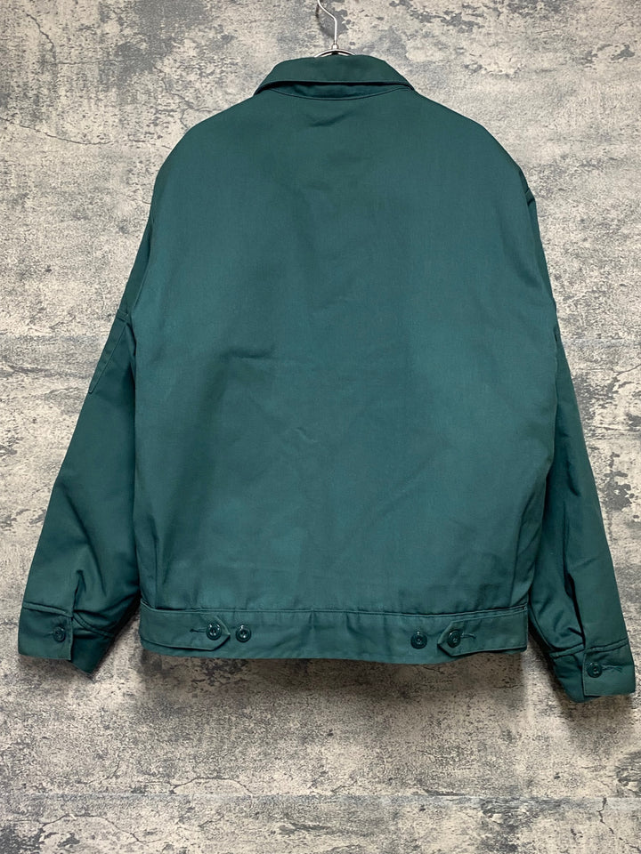 KF069 ディッキーズ Dickies JACKET FQ 長袖 ワークジャケット 深緑 L