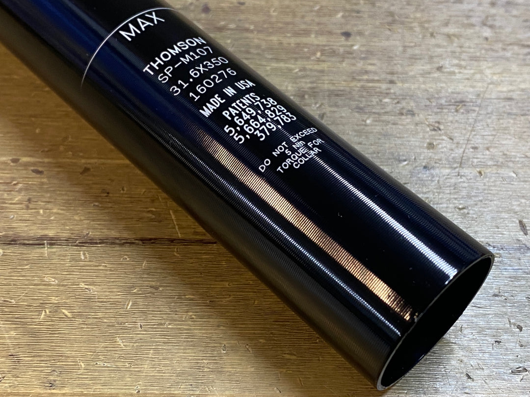 JR791 トムソン THOMSON マスターピース MASTERPIECE SP-M107 シートポスト Φ31.6 350mm SB0mm