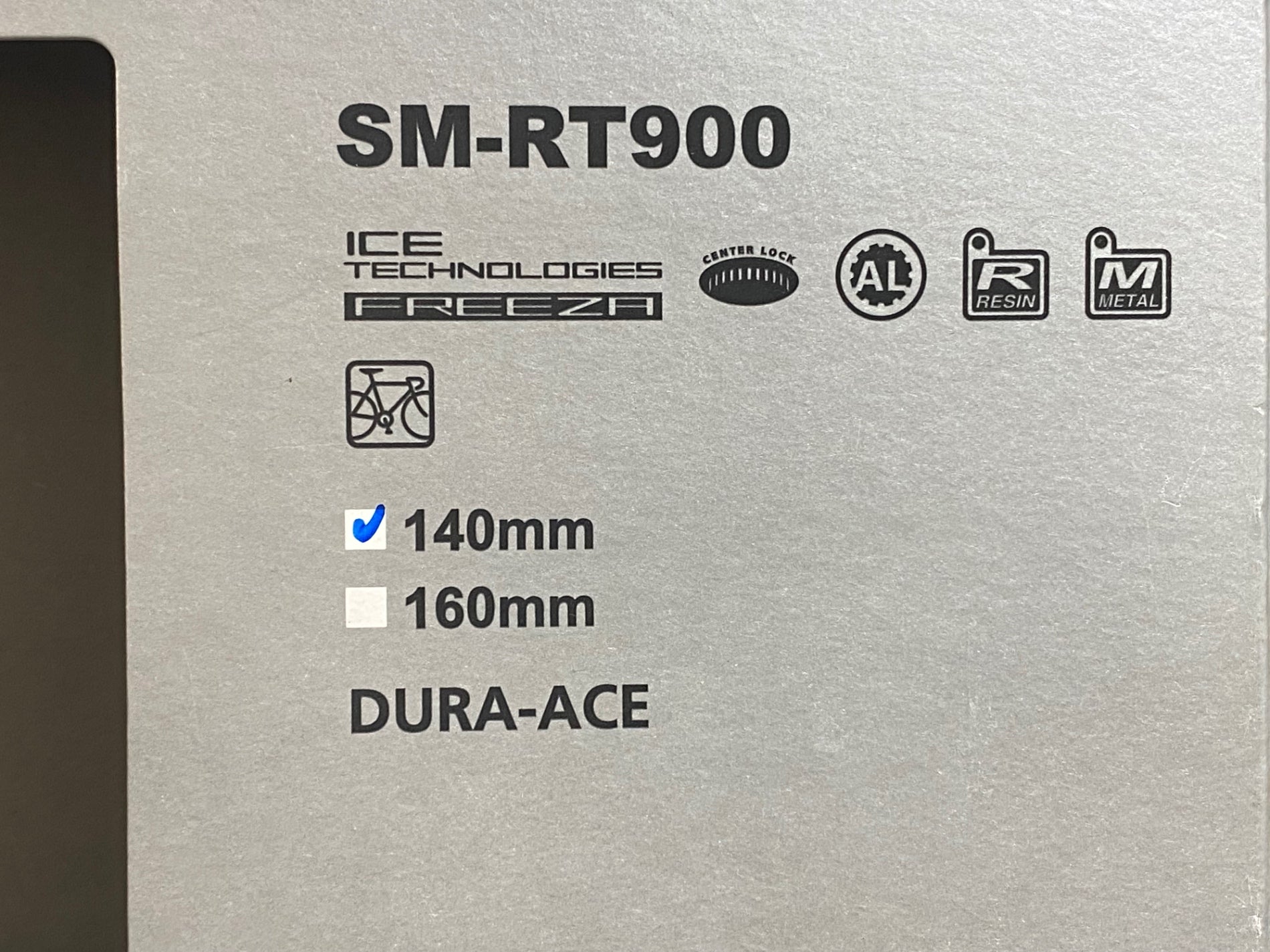 デュラエース　ブレーキディスク 160mm/140mm フロント美品 Rも使用可 IN832 シマノ SHIMANO デュラエース DURA-ACE SM-RT900 160/140