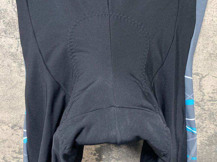 KG569 パールイズミ PEARL iZUMi レーサータイツ 黒青 MEN'S XL 裏起毛 ※スレ