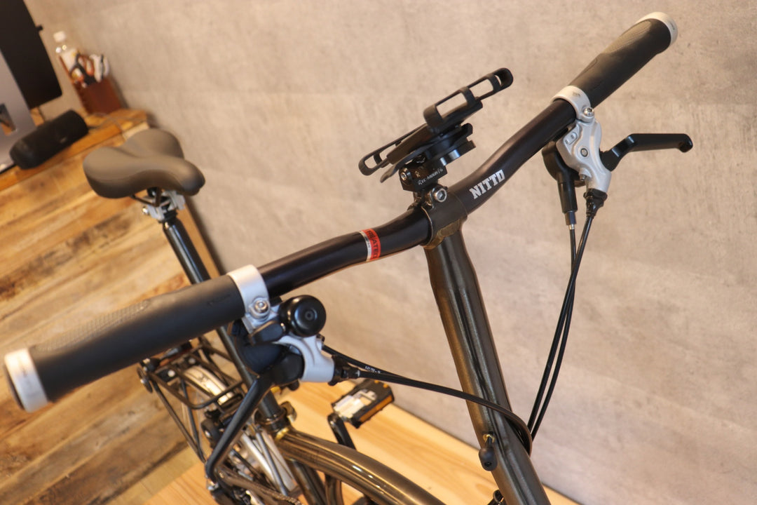 ブロンプトン BROMPTON S6R ブラックラッカー 2021モデル Black Lacquer 16インチ ミニベロ 折り畳み 小径車 チタンフォーク チタンバック 【さいたま浦和店】