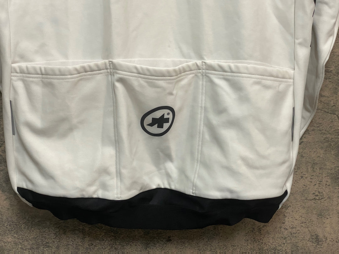 KR427 アソス assos FF1 GT Spring Fall LS Jersey 長袖 サイクルジャージ 白 XLG 裏起毛