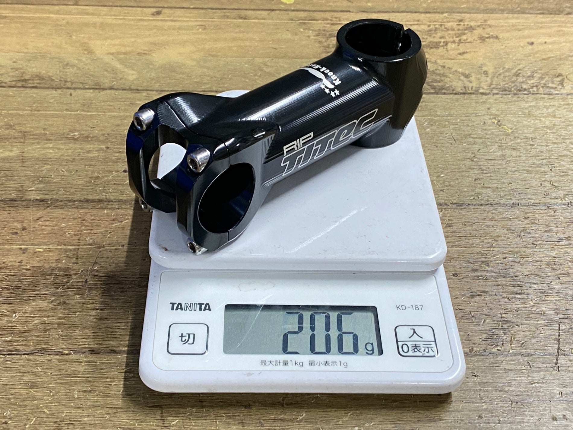 KA985 タイテック TITEC RIP アルミ ステム 105mm Φ31.8 OS 0° – BICI