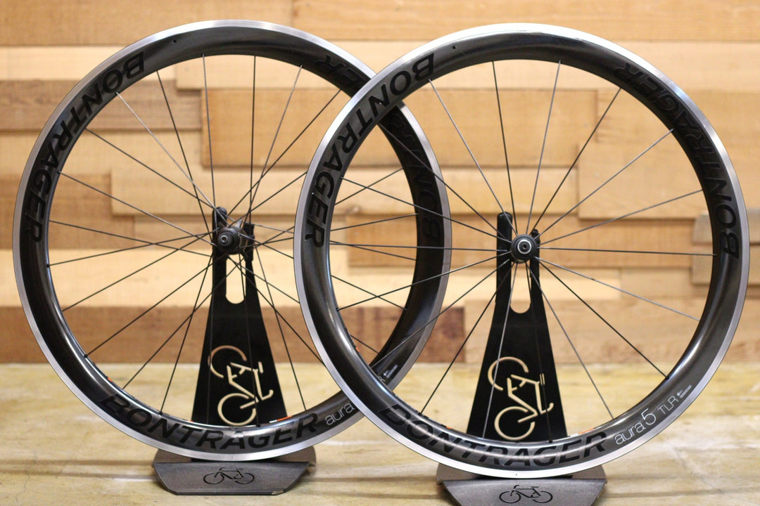 ボントレガー BONTRAGER アイオロス オーラ AEOLUS AURA 5 TLR  アルミ カーボン チューブレスレディ ホイールセット シマノ12/11S 【立川店】