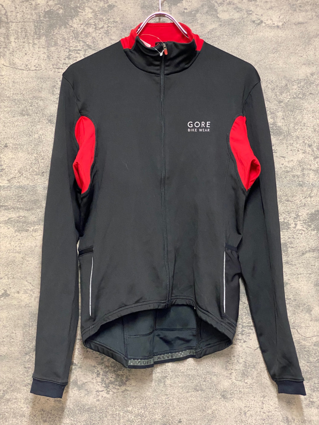 JM825 ゴア GORE 長袖 サイクルジャケット 黒 M WINDSTOPPER