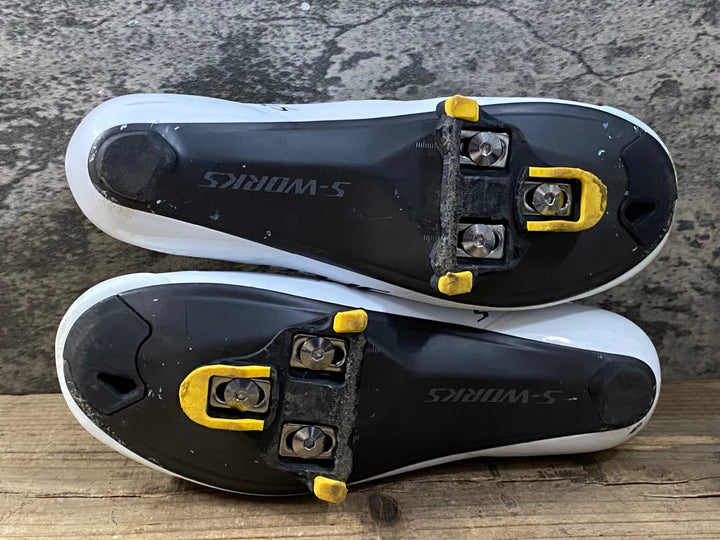 KH409 スペシャライズド SPECIALIZED S-WORKS トーチ TORCH ビンディングシューズ 白 TEAM EU41.5 SPD-SL