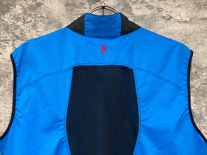 KF856 スペシャライズド SPECIALIZED ジレ サイクルベスト 水色 M