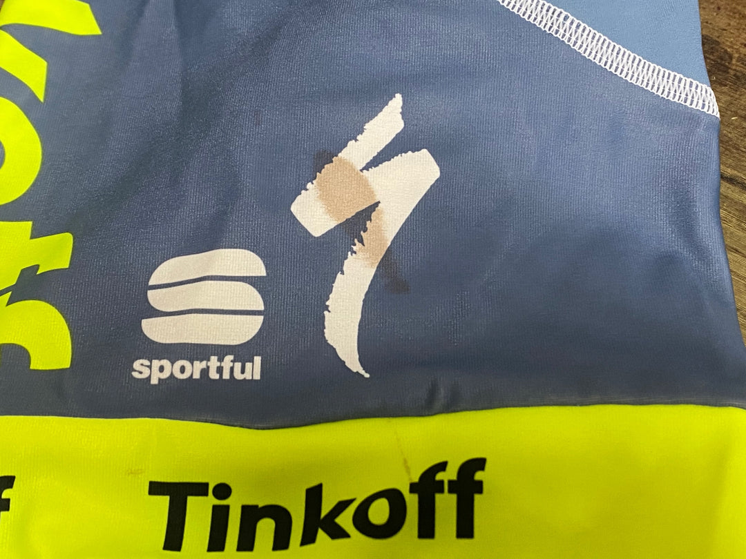 KJ866 スポーツフル sportful ビブタイツ 水色 L 裏起毛 TINKOFF