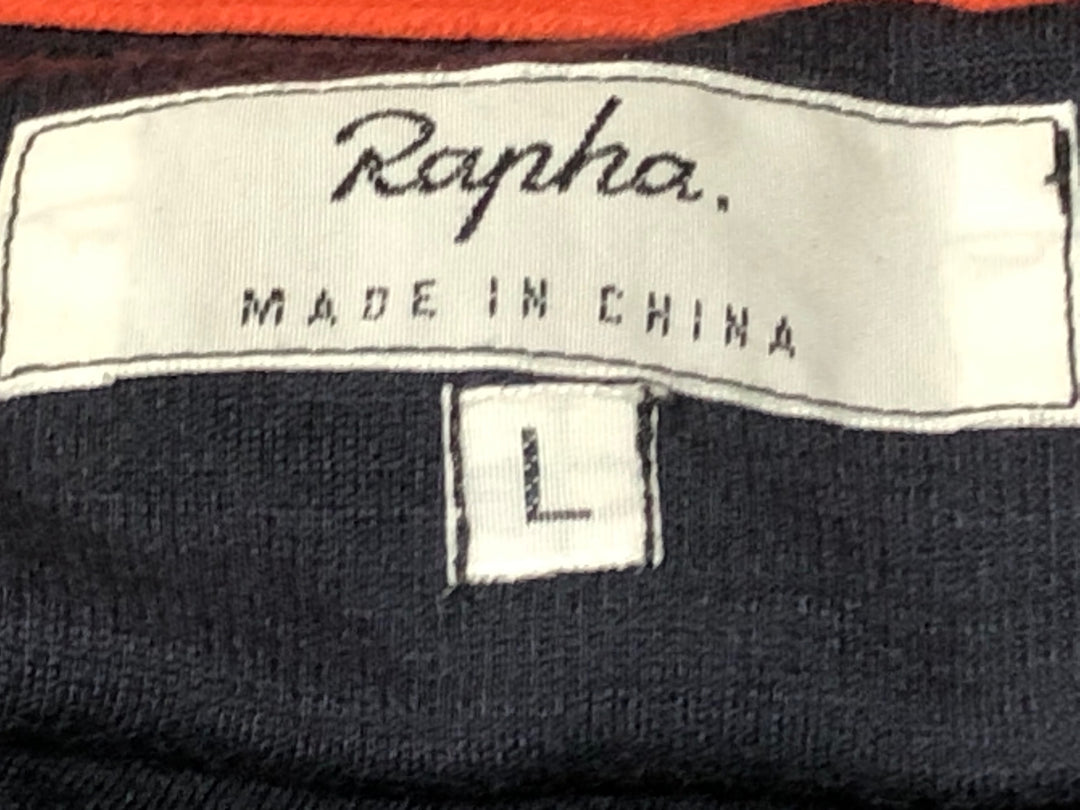 JO917 ラファ Rapha PAUL SMITH & RAPHA LONG SLEEVE CLASSIC JERSEY 長袖 サイクルジャージ 黒 L