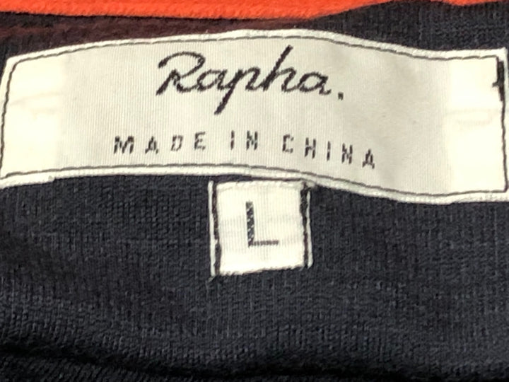 JO917 ラファ Rapha PAUL SMITH & RAPHA LONG SLEEVE CLASSIC JERSEY 長袖 サイクルジャージ 黒 L