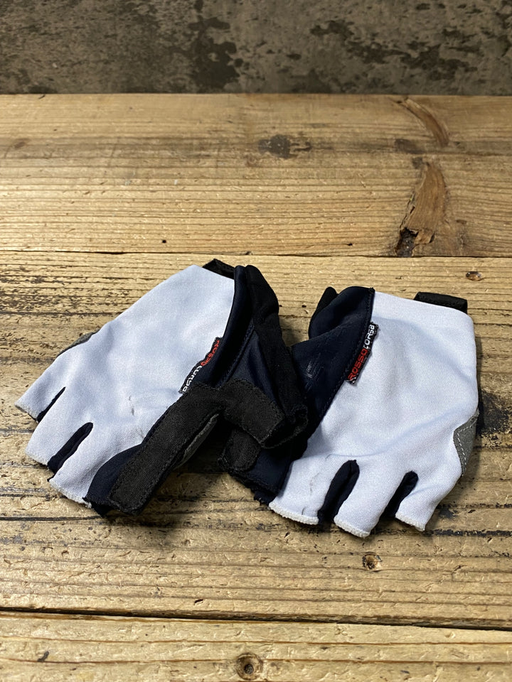 KN398 カステリ CASTELLI ROSSO CORSA 指切 グローブ 黒 白 ※サイズ不明
