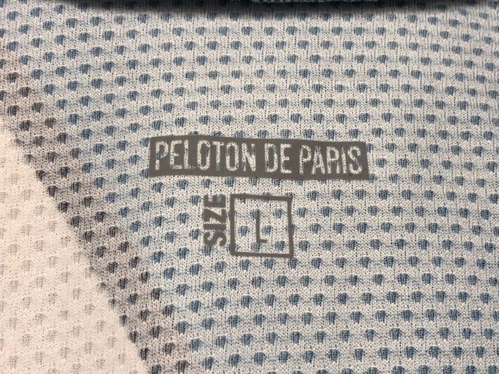 JV919 プロトンドパリ Peloton de Paris 半袖 サイクルジャージ ネイビー グリーン L