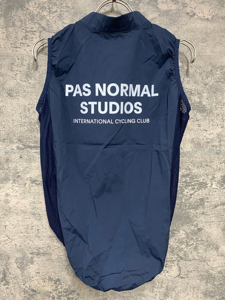 JY503 パスノーマルスタジオ PAS NORMAL STUDIOS Mechanism Stow Away Gilet ジレ サイクルベスト ネイビー M