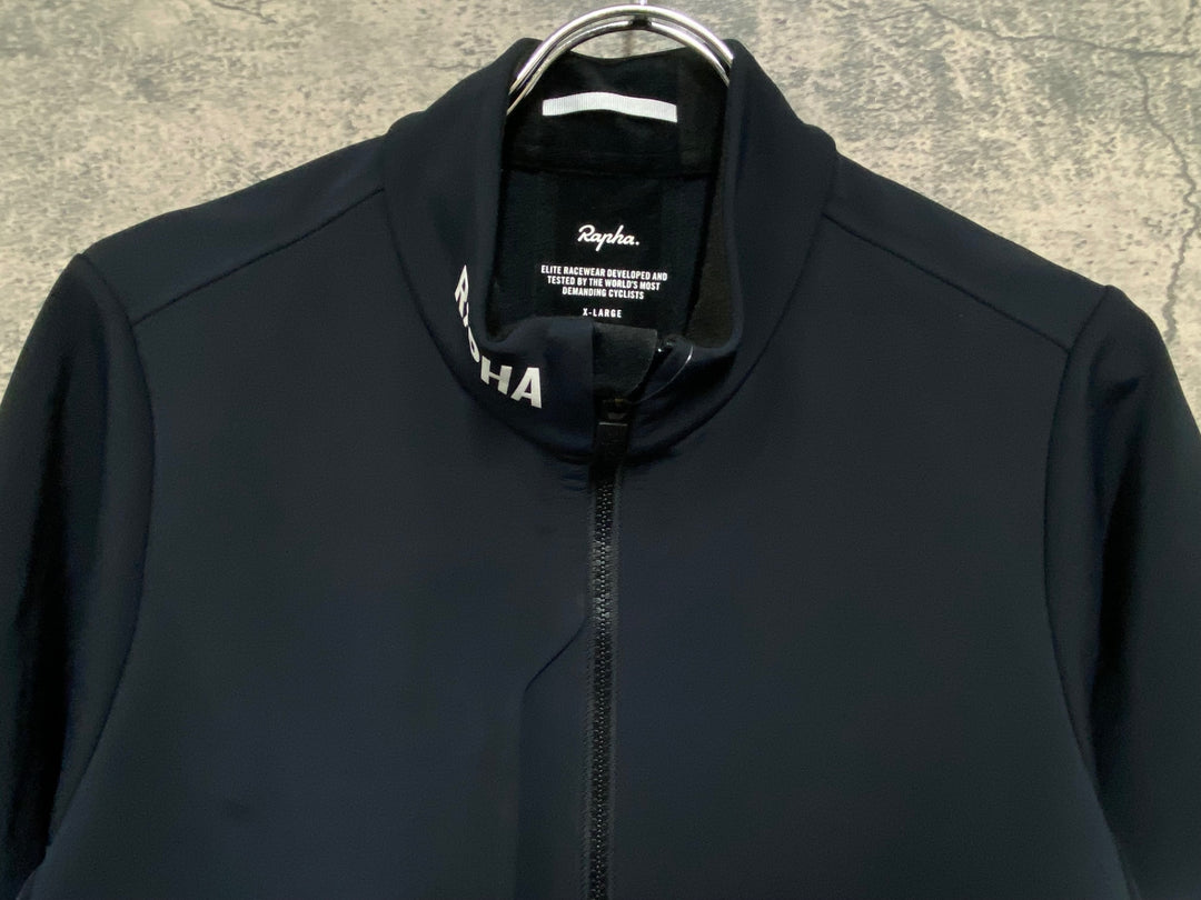 KO584 ラファ Rapha PRO TEAM WINTER JACKET 長袖 サイクルジャケット 黒 XL 裏起毛