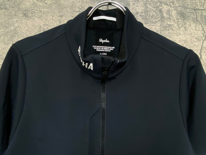 KO584 ラファ Rapha PRO TEAM WINTER JACKET 長袖 サイクルジャケット 黒 XL 裏起毛