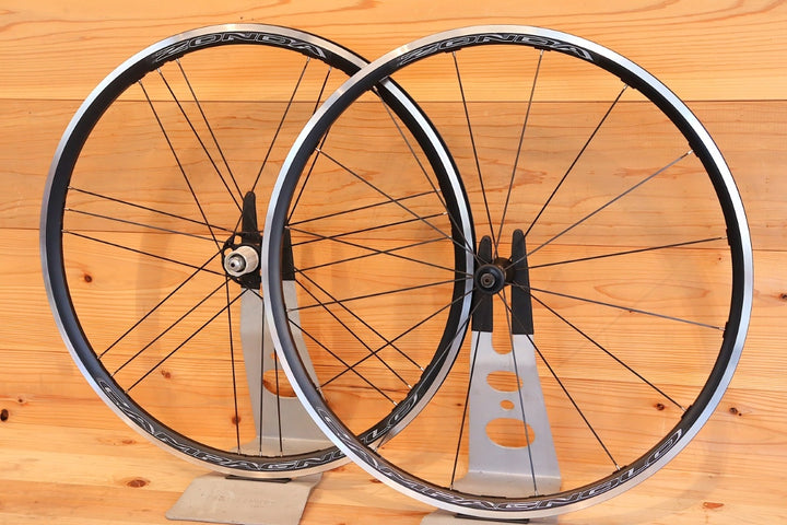 カンパニョーロ CAMPAGNOLO ゾンダ ZONDA アルミ クリンチャー ホイールセット シマノ12/11S 17C 【千葉店】