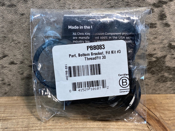 JJ462 クリスキング CHRIS KING BB Fit Kit #3 THREADFIT 30