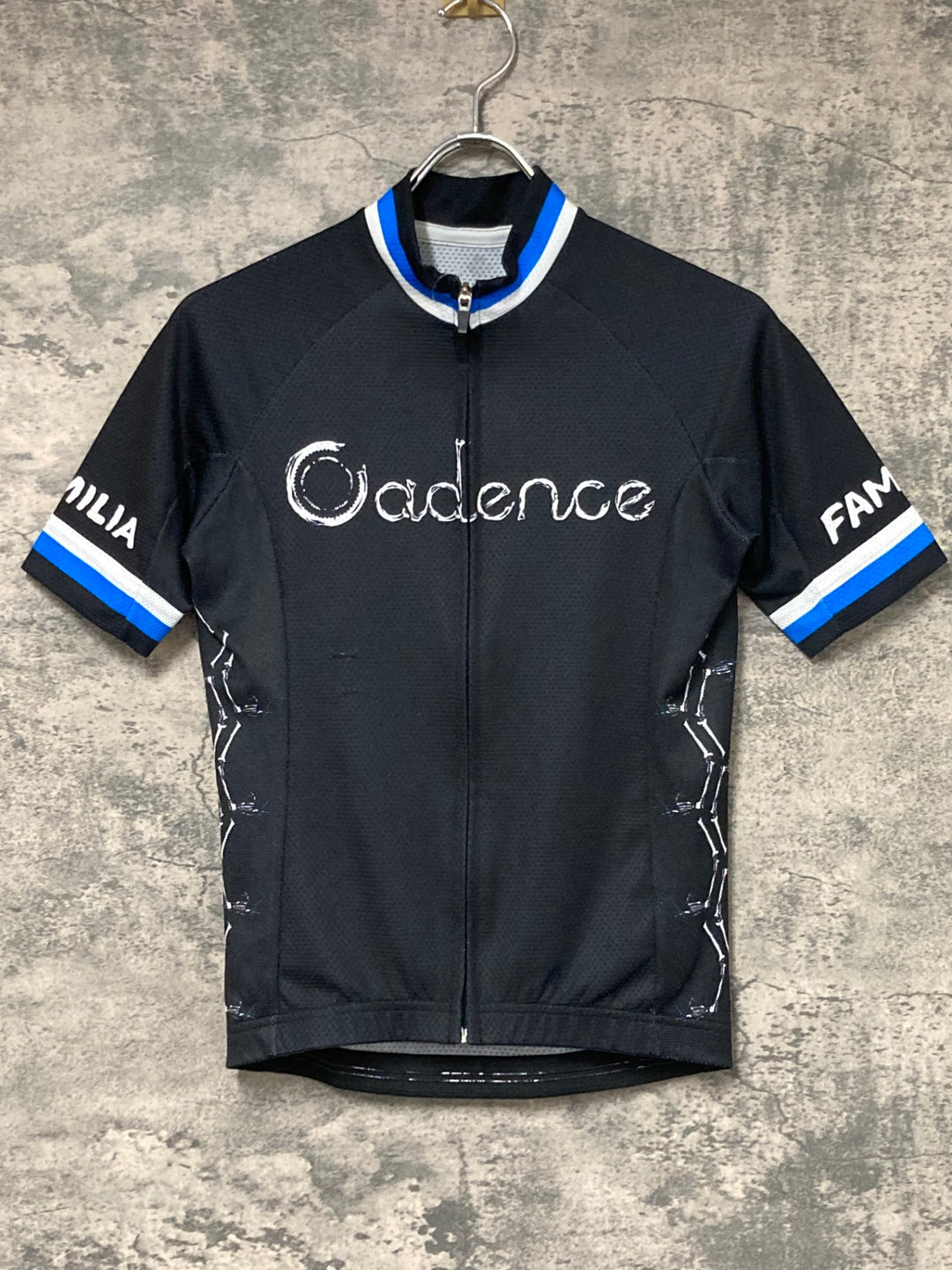 JW699 ケイデンス Cadence 半袖 サイクルジャージ 黒 XS