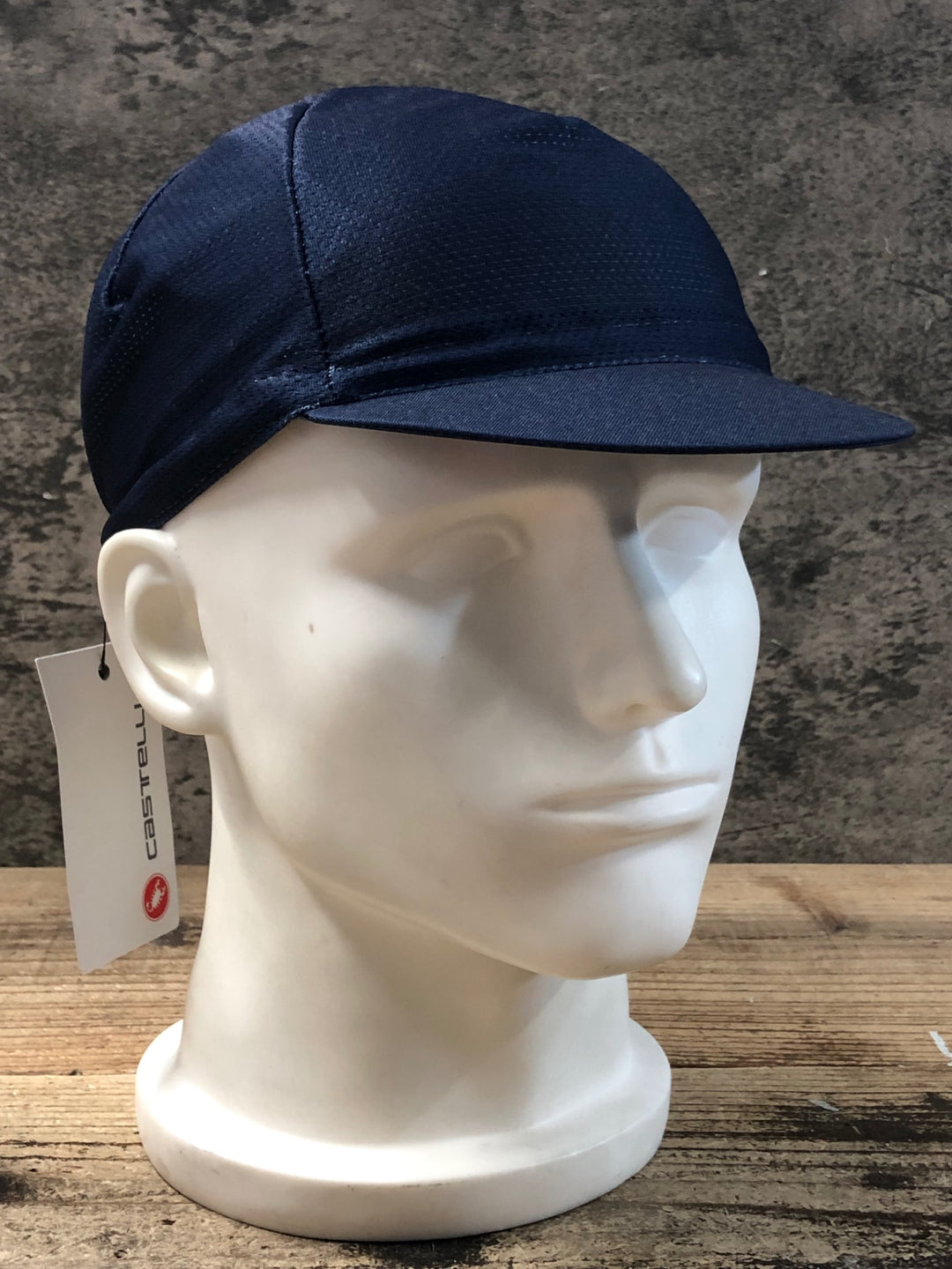KE159 カステリ CASTELLI サイクルキャップ 紺 フリーサイズ