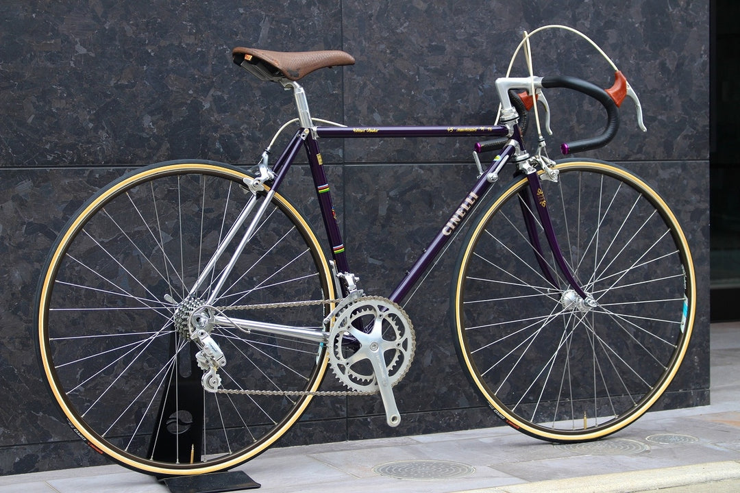 チネリ CINELLI スーパーコルサ SUPER CORSA ANNIVERSARIO 45周年 カンパニョーロ レコード 8S クロモリ –  BICI AMORE ONLINE STORE 4200円