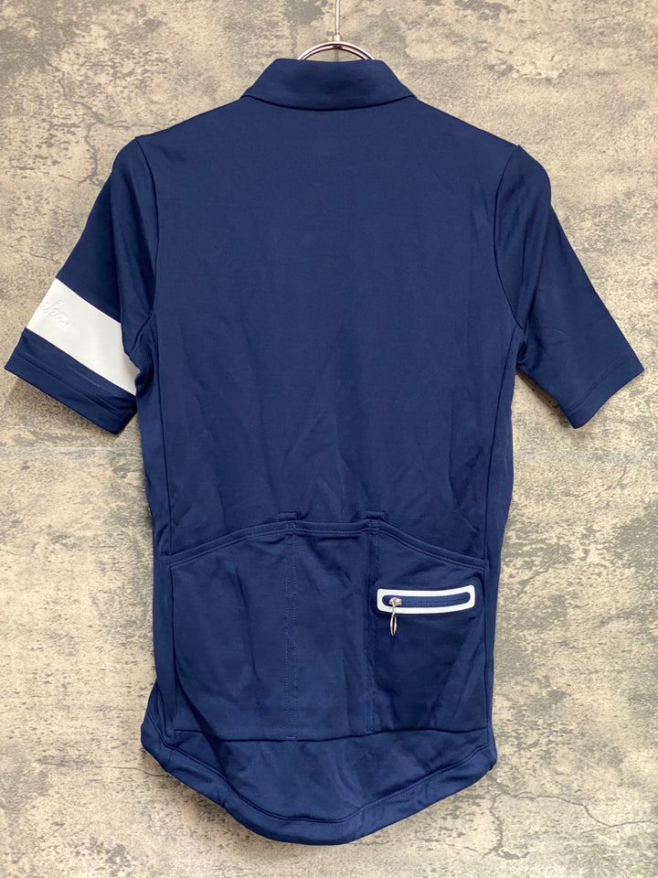 KM408 ラファ Rapha MEN'S CLASSIC JERSEY 半袖 サイクルジャージ 紺 XS