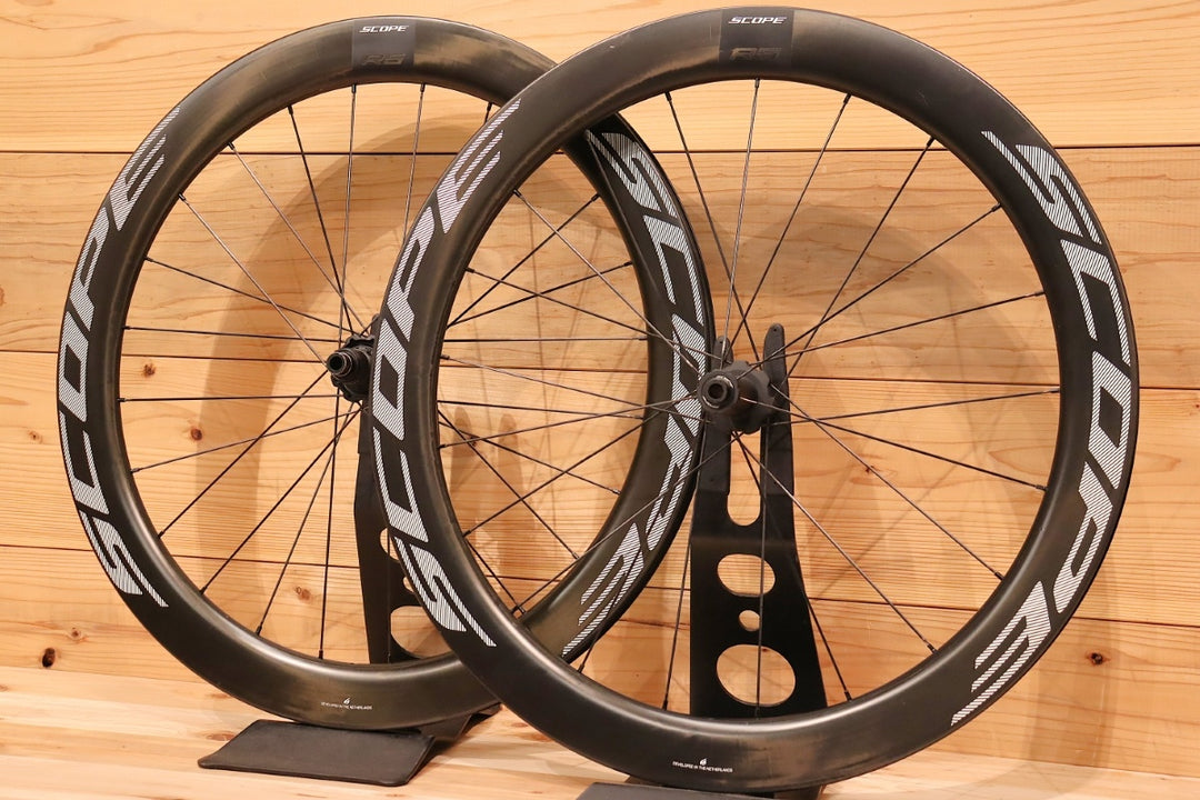 スコープ SCOPE R5 DISC カーボン チューブレス ホイールセット スラムXDR12S ワイドリム 21C 【千葉店】