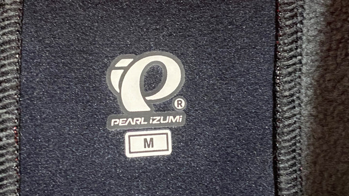 KK578 パールイズミ PEARL iZUMi サイクルジャケット 防風 裏起毛 M 赤黒