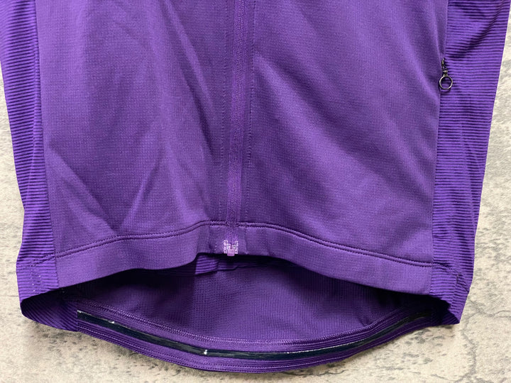 KH992 ラファ Rapha BREVET LIGHTWEIGHT JERSEY 半袖 サイクルジャージ 紫 S