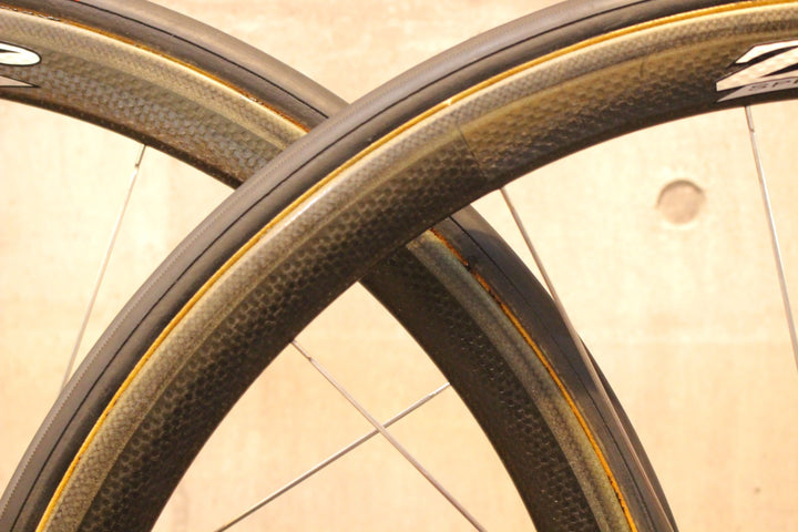 【カンパ11/12Sフリー付属】ジップ ZIPP 202 カーボン チューブラー ホイールセット シマノ 10S 【名古屋店】