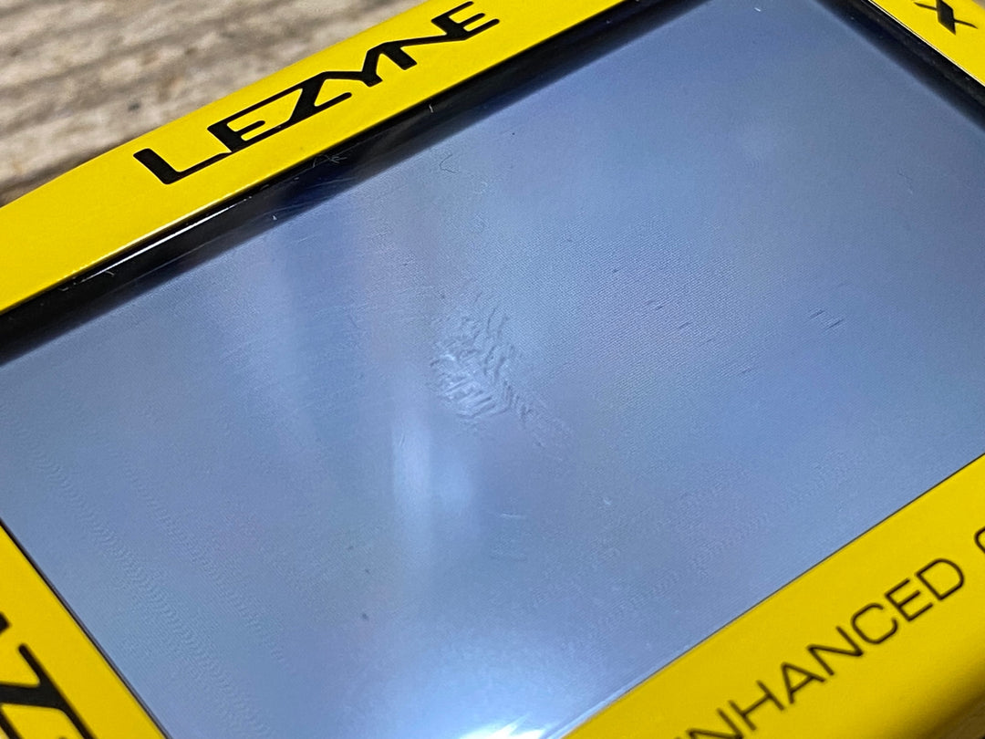 JY970 レザイン LEZYNE MEGA XL GPS サイクルコンピューター 黄 SPD/CADセンサーセット
