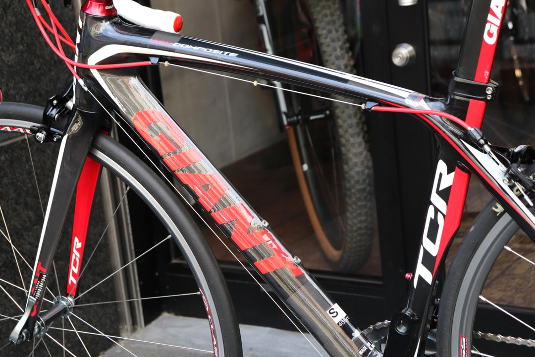 訳アリ ジャイアント GIANT TCR COMPOSITE SE 2011モデル Sサイズ スラム エイペックス 10S カーボン ロードバイク 【東京南麻布店】