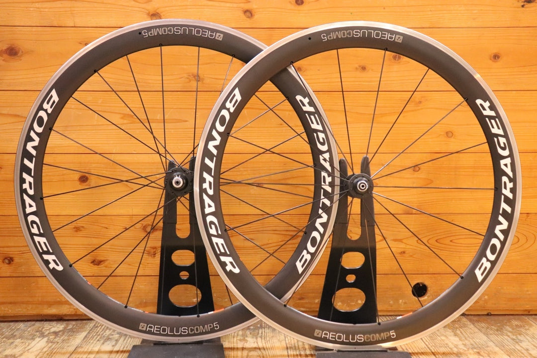 ボントレガー BONTRAGER AEOLUS COMP 5 TLR アルミ カーボン チューブレスレディ ホイールセット シマノ 11S/12S 17C 【芦屋店】