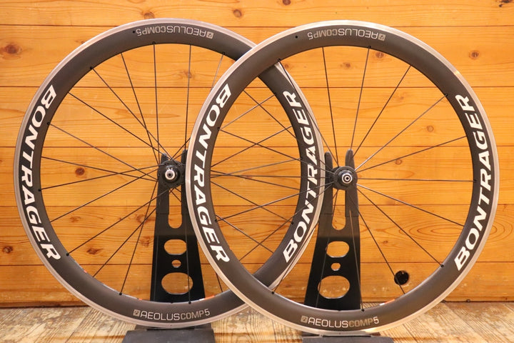ボントレガー BONTRAGER AEOLUS COMP 5 TLR アルミ カーボン チューブレスレディ ホイールセット シマノ 11S/12S 17C 【芦屋店】