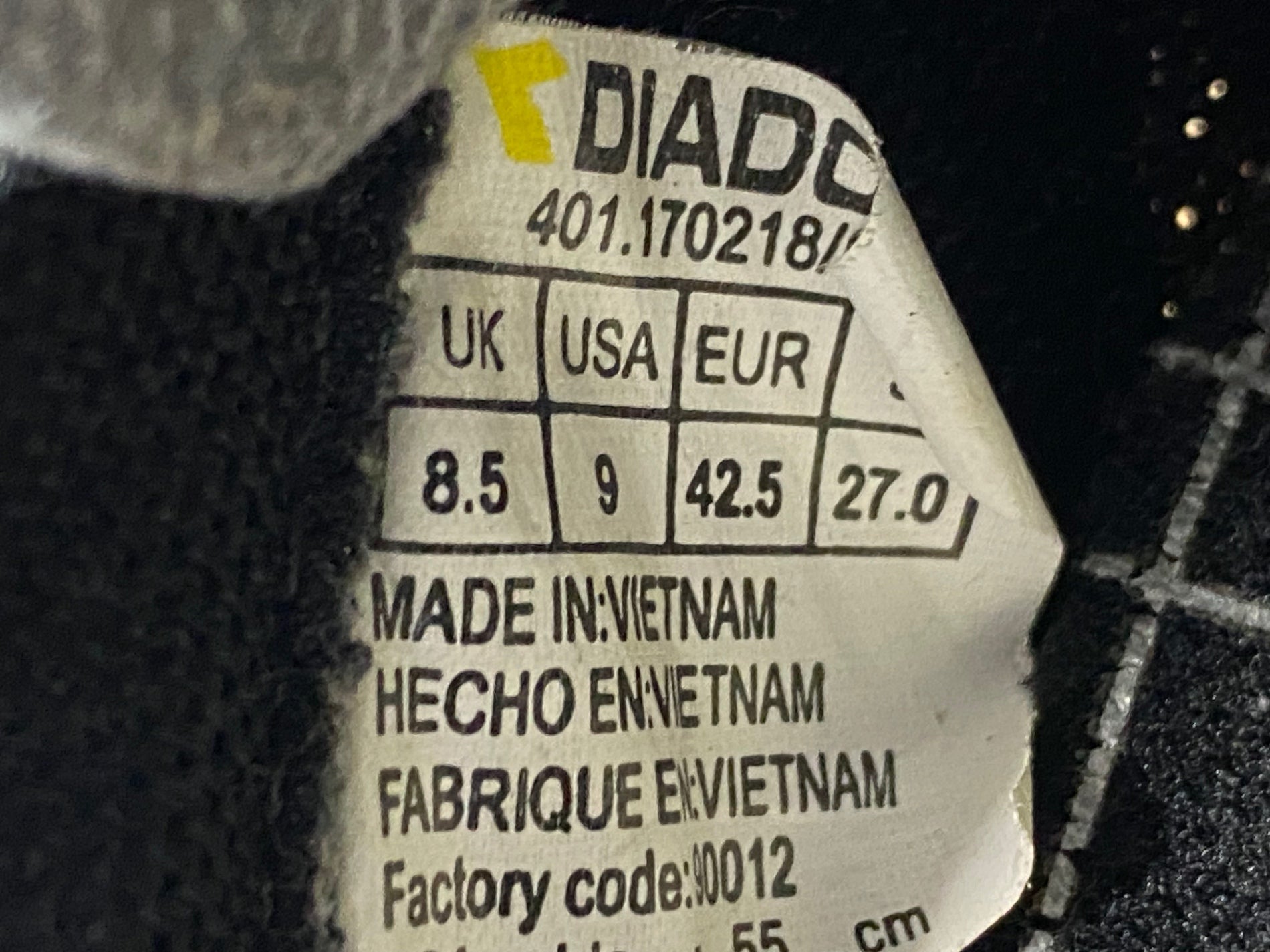 JT033 ディアドラ DIADORA VORTEX RACER Ⅱ ビンディングシューズ BOA