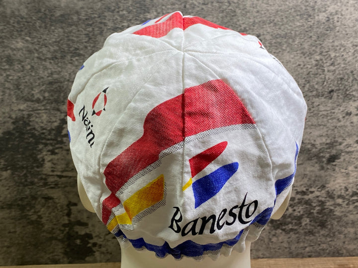 JJ281 ナリーニ Nalini Banesto サイクルキャップ 白