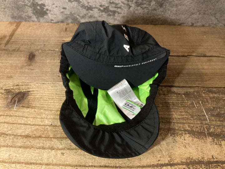 JQ726 Q36.5 RAIN CAP サイクルキャップ 黒 ワンサイズ