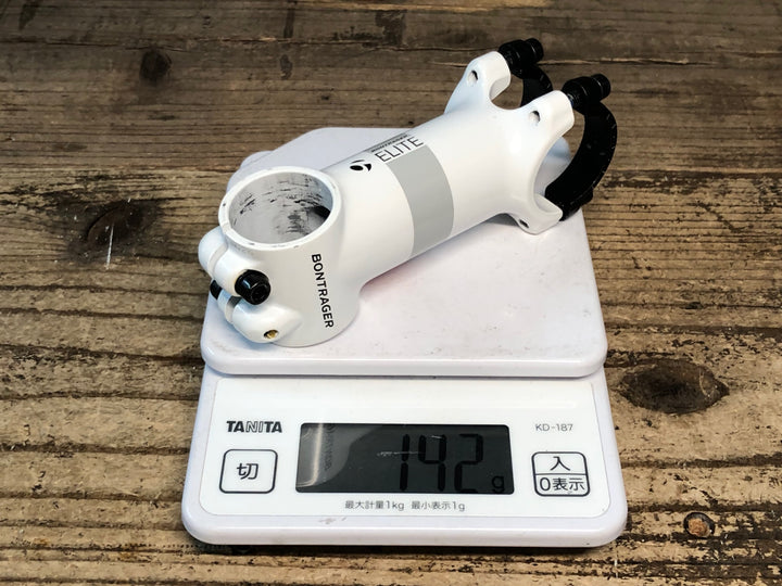 JQ710 ボントレガー BONTRAGER ELITE BLENDR STEM アルミステム 白 Φ31.8 90mm
