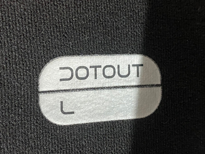 KP710 ドットアウト DOTOUT 長袖 サイクルジャケット 黒 赤 グレー L 裏起毛