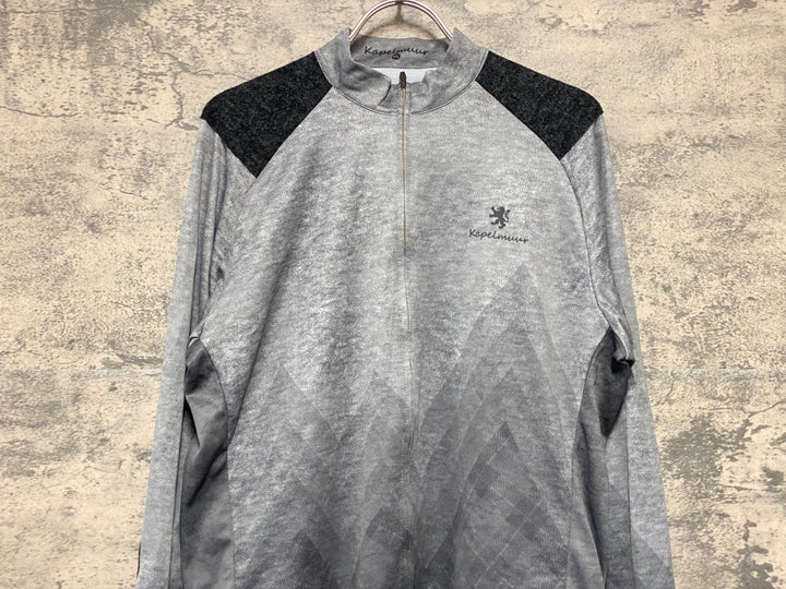 KJ755 カペルミュール KAPELMUUR 長袖 サイクルジャージ グレー WL