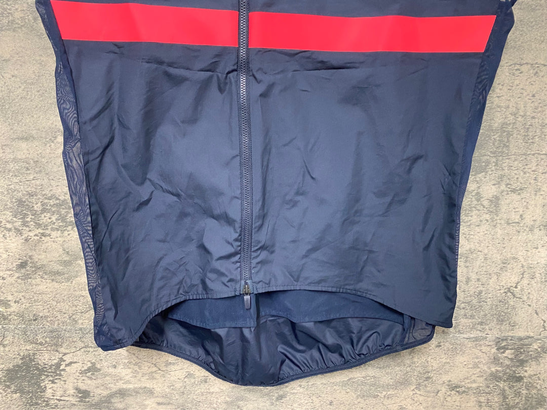 JY630 ラファ Rapha BREVET GILET WITH POCKETS ジレ サイクルベスト 紺 XL