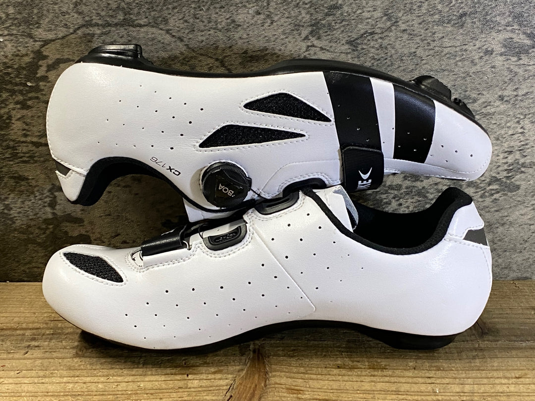 JU156 レイク LAKE CX176 CLARINO ビンディングシューズ 白 EU44 3穴 ※保管キズスレ