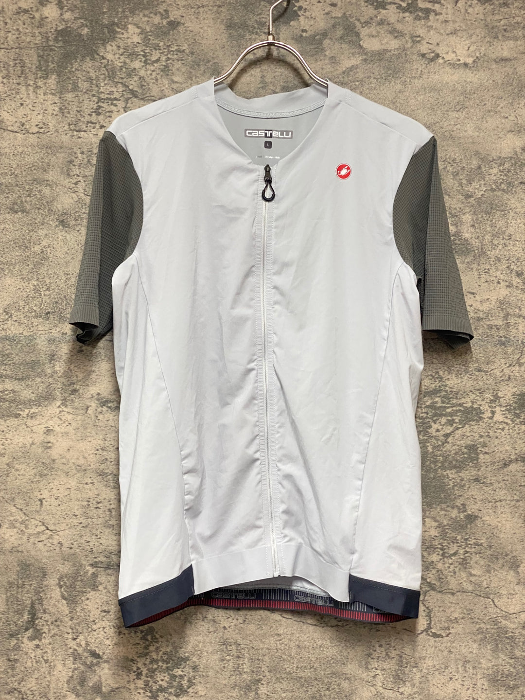 KC286 カステリ CASTELLI 半袖 サイクルジャージ グレー L