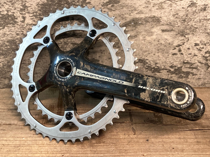 JL157 カンパニョーロ CAMPAGNOLO レコード RECORD カーボン クランクセット 172.5mm 52/39T 10S