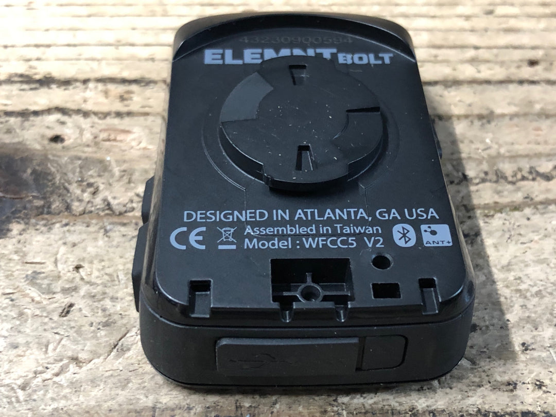 KD747 ワフー Wahoo エレメント ELEMNT BOLT WFCC5 V2 サイクルコンピューター 動作確認済