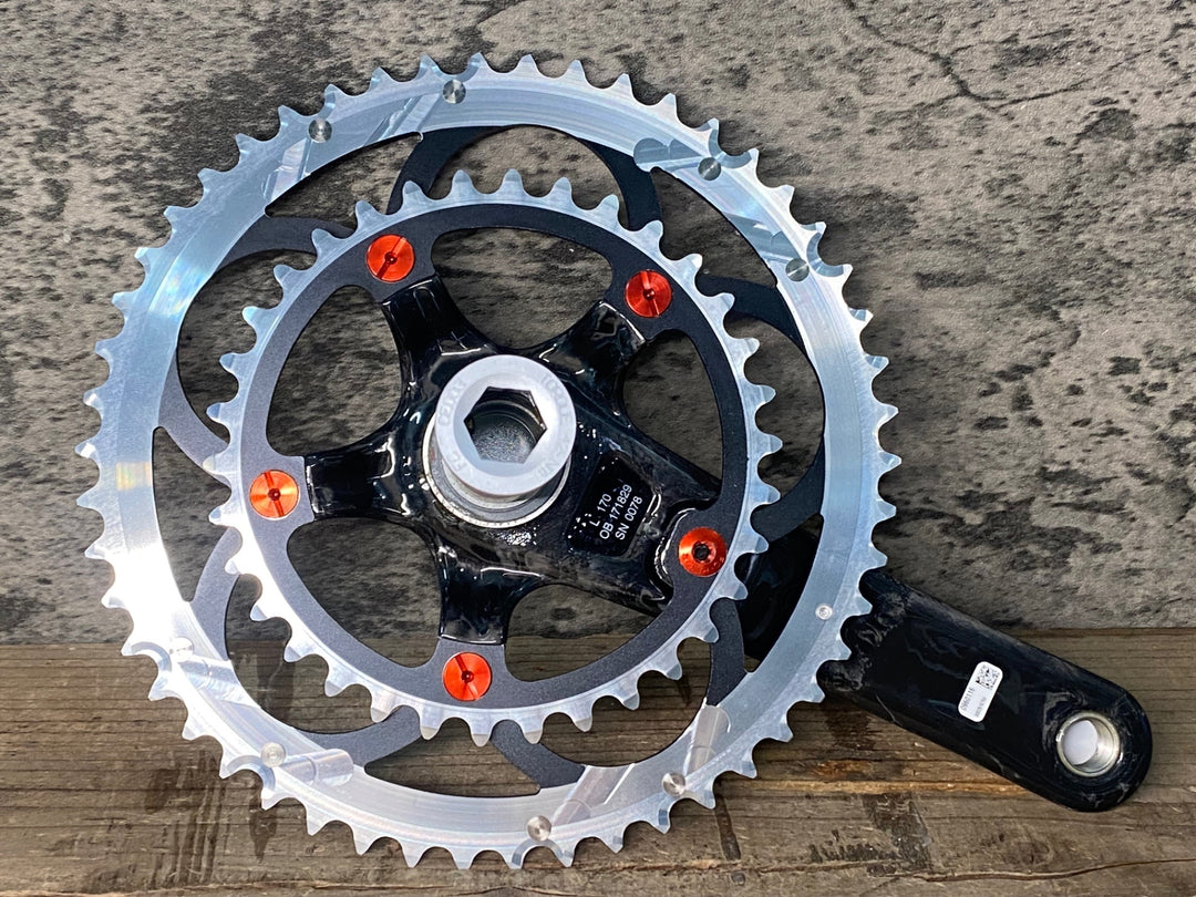 JR303 CAMPAGNOLO CENTAUR B&R CARBON FC12-CERB040C クランクセット 170mm 50/34T POWER TORQUE 10S