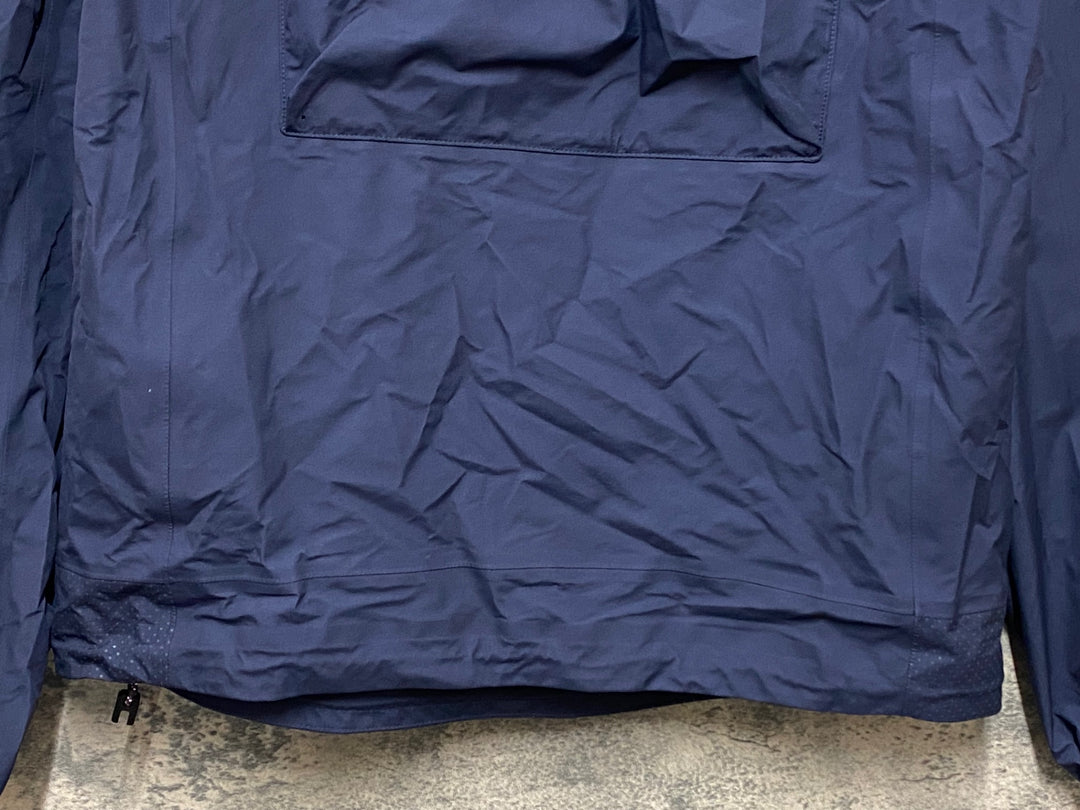 KQ687 ラファ Rapha EXPLORE HOODED GORE-TEX PULLOVER 長袖 ジャケット 濃紺 S